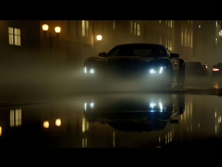Luxury car drift